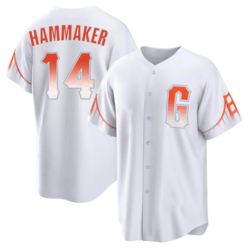 Atlee Hammaker San Francisco Giants Men's Orange Roster Name