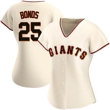 Men's San Francisco Giants Jersey #25 Barry Bonds Jersey Cream