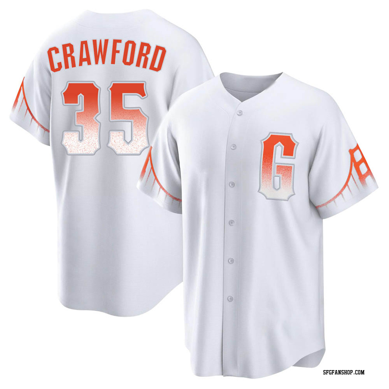 Brandon Crawford Men's San Francisco Giants Alternate Jersey - Black Golden  Replica