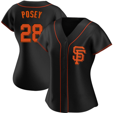 Infant Majestic Buster Posey Orange San Francisco Giants Alternate Replica  Player Jersey