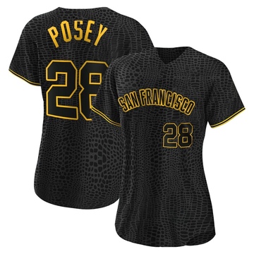 Top-selling Item] Black Giants 28 Buster Posey Alternate 3D Unisex Jersey