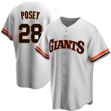 Men's San Francisco Giants Buster Posey Nike Gray Road Replica Player Name  Jersey