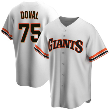 Camilo Doval Men's Nike Cream San Francisco Giants Home Replica Custom Jersey Size: Small