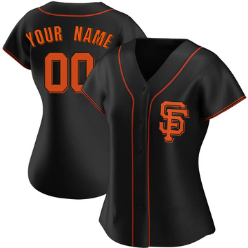 Handmade San Francisco Giants Black Orange Half and Half Crew Neck Swe –  Cami Co. Lace Designs