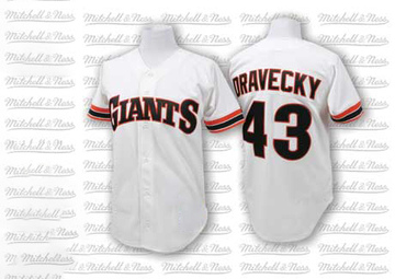 Dave Dravecky Men's San Francisco Giants Throwback Jersey - Grey Authentic