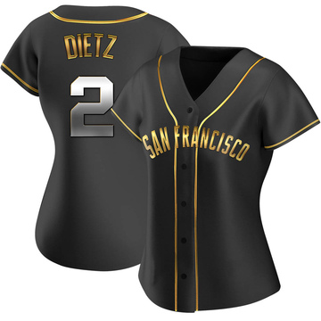 Dick Dietz San Francisco Giants Youth Black Roster Name & Number T-Shirt 