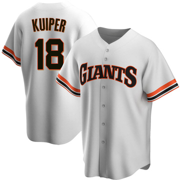 Duane Kuiper Jersey - 1982 San Francisco Giants Cooperstown Away Baseball  Jersey