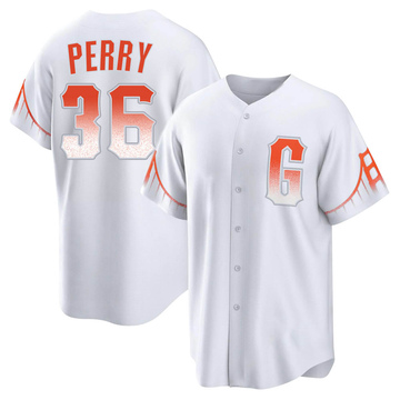 CLEVELAND INDIANS GAYLORD PERRY #36 Replica Baseball Jersey sz XL