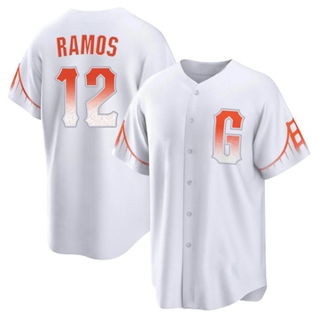 Gigantes de San Francisco Mexico City 2023 Team-Issued (#12 Heliot Ramos)  Jersey! : r/baseballunis