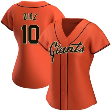 Isan Diaz Women's San Francisco Giants Road Jersey - Gray Replica