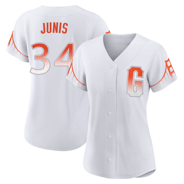 Jakob Junis Men's Nike Cream San Francisco Giants Home Replica Custom Jersey Size: Extra Large