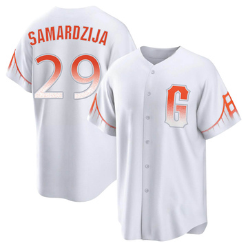 Jeff Samardzija San Francisco Giants Baseball Player Jersey — Ecustomily