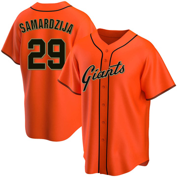 2019 Game Used Home Cream Jersey worn by #29 Jeff Samardzija for 3 wins!  vs. COL, STL & PHI - Size 50