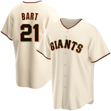 Mens Nike San Francisco Giants JOEY BART Baseball JERSEY CREAM –