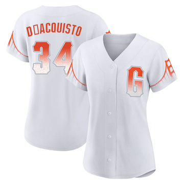 SAN FRANCISCO GIANTS- ANTHONY DESCALFANI SIGNED CITY CONNECT JERSEY JSA  VV86837