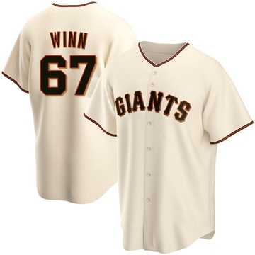 Keaton Winn Women's Nike Cream San Francisco Giants Home Replica Custom Jersey