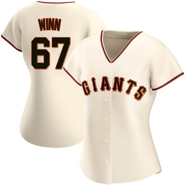 Keaton Winn Men's Nike Cream San Francisco Giants Home Replica Custom Jersey Size: Extra Large