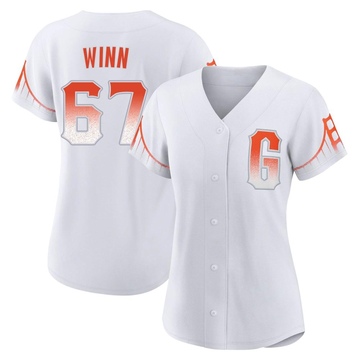 Keaton Winn Men's Nike Cream San Francisco Giants Home Replica Custom Jersey Size: Large