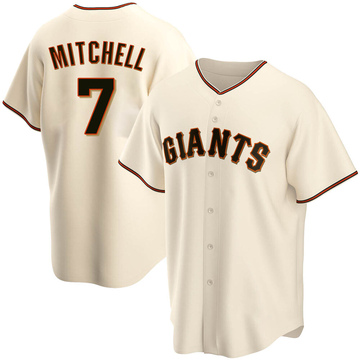 Replica Kevin Mitchell Men's San Francisco Giants Cream Home Jersey