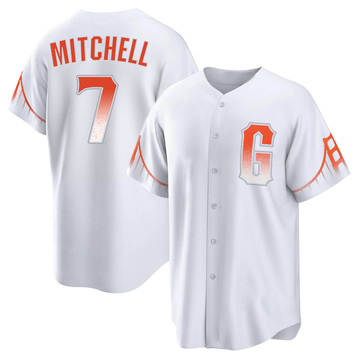 Replica Kevin Mitchell Men's San Francisco Giants White 2021 City Connect Jersey