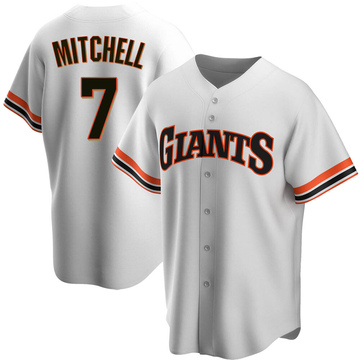 Replica Kevin Mitchell Men's San Francisco Giants White Home Cooperstown Collection Jersey