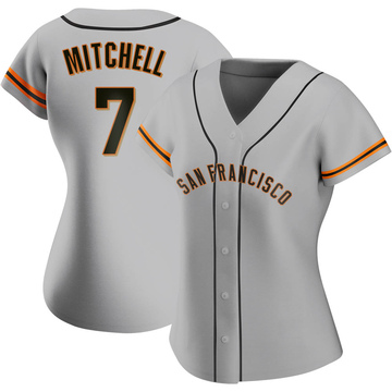 Replica Kevin Mitchell Women's San Francisco Giants Gray Road Jersey