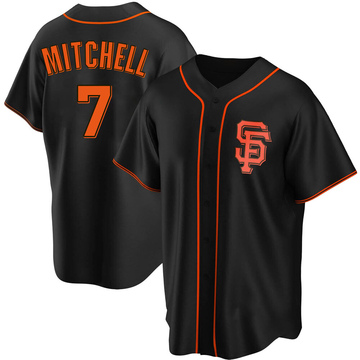 Replica Kevin Mitchell Youth San Francisco Giants Black Alternate Jersey