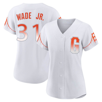 Men's San Francisco Giants LaMonte Wade Jr. Nike Cream Home Replica Player  Jersey