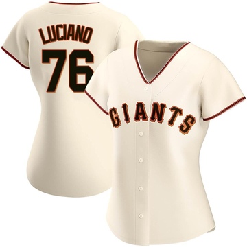 Marco Luciano Men's Nike Cream San Francisco Giants Home Replica Custom Jersey Size: Small