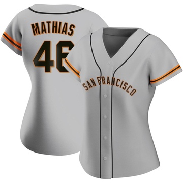 Mark Mathias Men's Nike Cream San Francisco Giants Home Replica Custom Jersey Size: Small