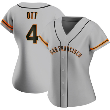 Mel Ott Men's San Francisco Giants Throwback Jersey - White Authentic