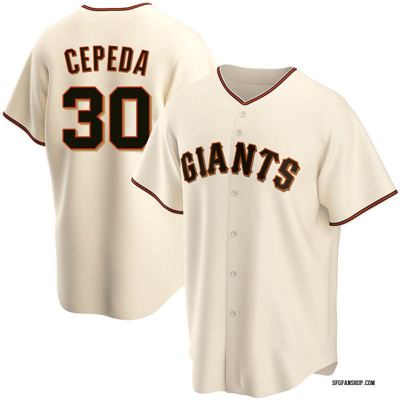 Replica Orlando Cepeda Men's San Francisco Giants Cream Home Jersey