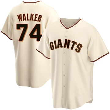 Replica Ryan Walker Men's San Francisco Giants Cream Home Jersey