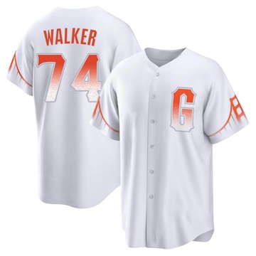 Replica Ryan Walker Men's San Francisco Giants White 2021 City Connect Jersey