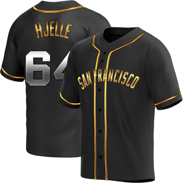 Sean Hjelle Women's San Francisco Giants Alternate Jersey - Black