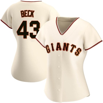 Tristan Beck Youth Nike Cream San Francisco Giants Home Replica Custom Jersey Size: Extra Large