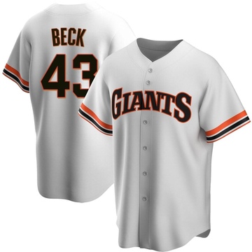 Tristan Beck Youth Nike Cream San Francisco Giants Home Replica Custom Jersey Size: Extra Large